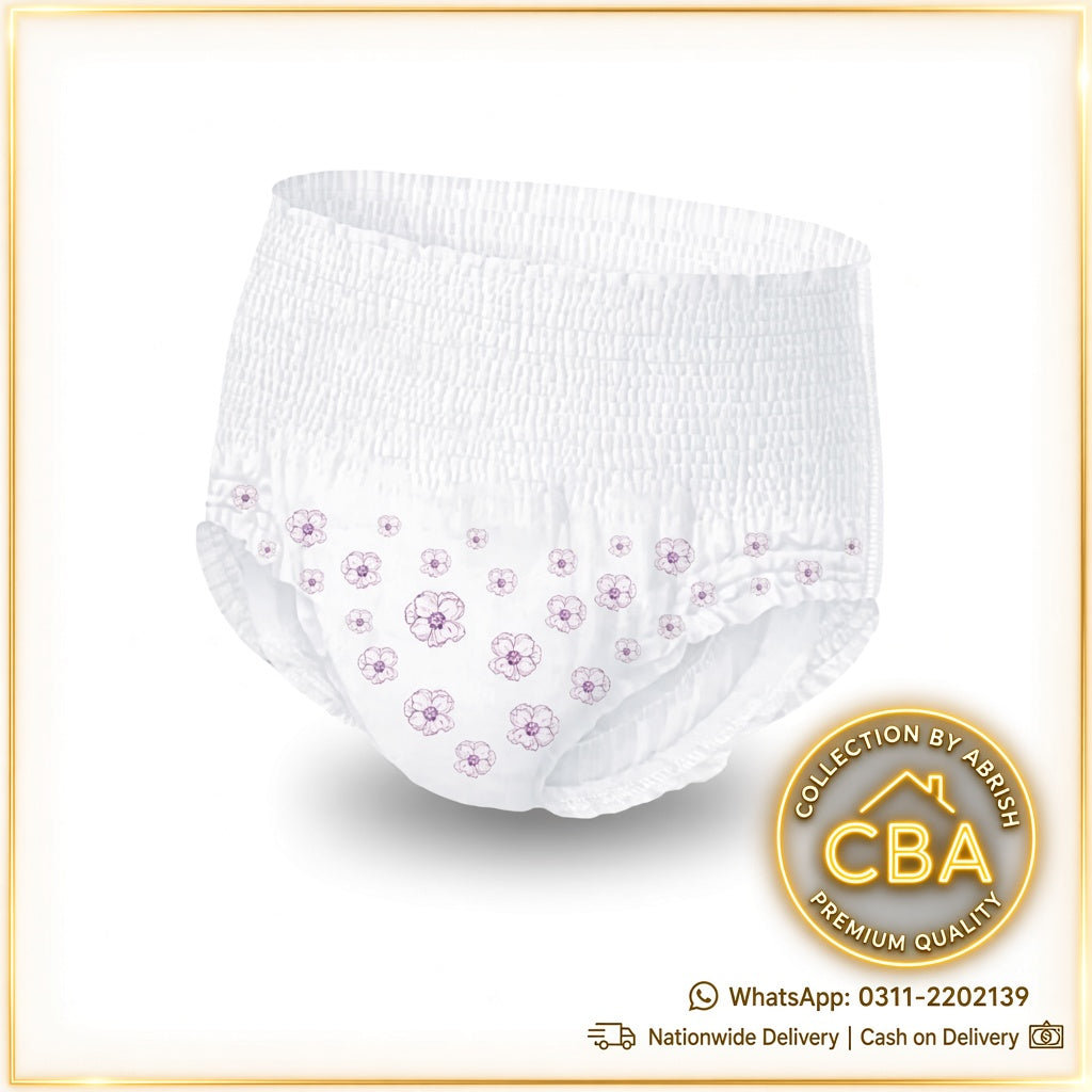 EZI Pants Disposable Period Pull Up Pads Pack of 3 – Underwear Style Menstrual Pads for Women
