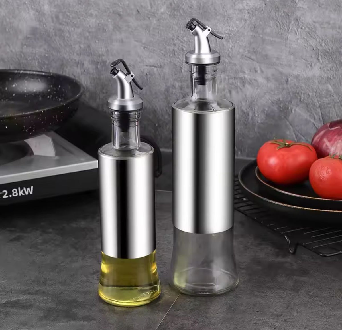 Kitchen Leakproof Oil Bottle Glass 500ml