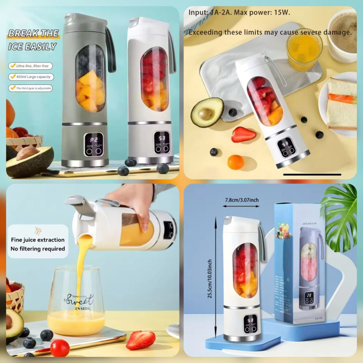 450ML Portable Juicing Machine