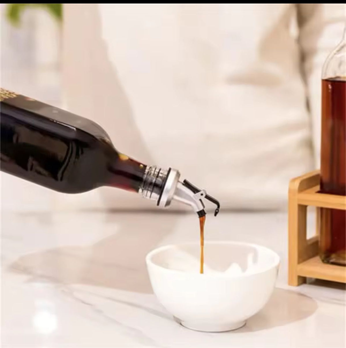Kitchen Leakproof Oil Bottle Glass 500ml