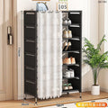 7-Layer Curtain Design Shoe Rack